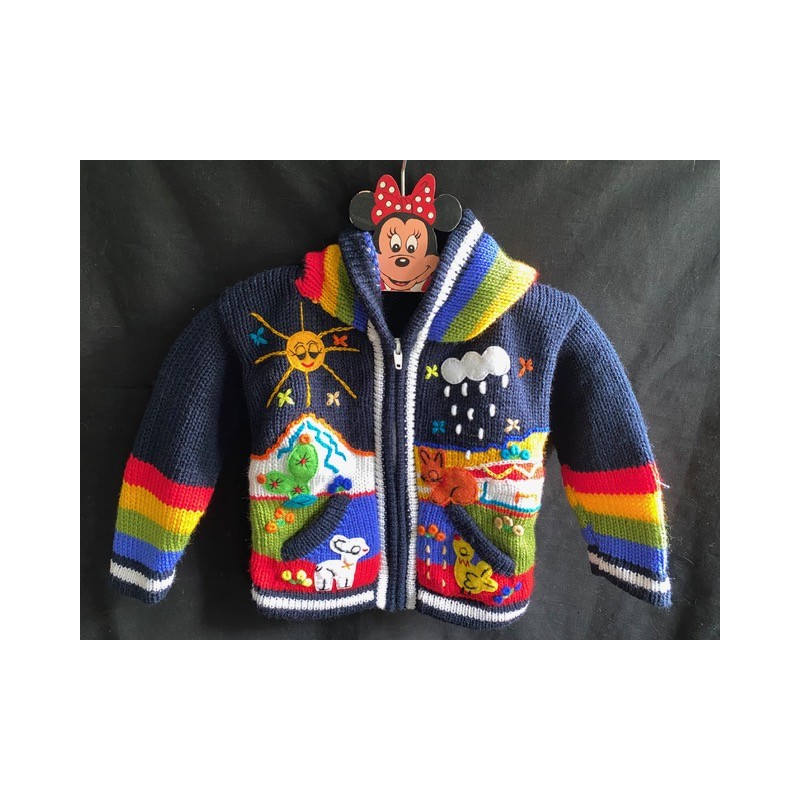 Mørk blå Børnetrøje