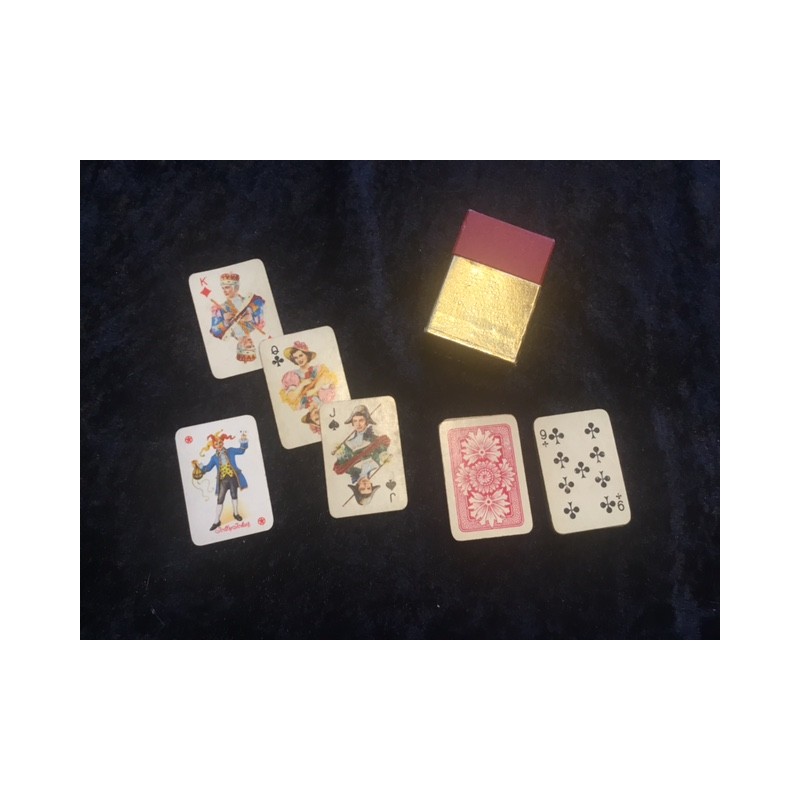 Lille kortspil i æske