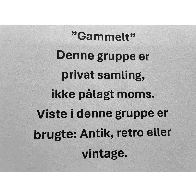 Gammelt