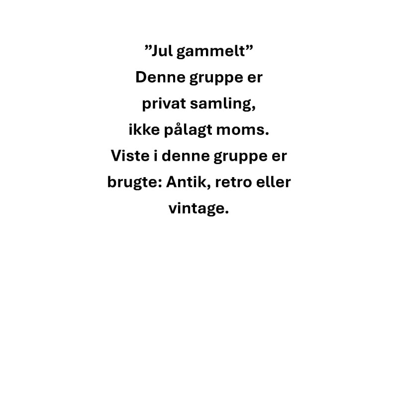 Jul gammelt