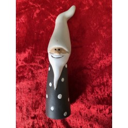 Grå Julemand m/prikker