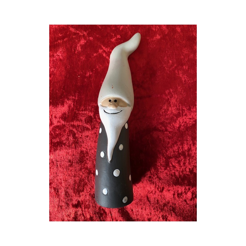 Grå Julemand m/prikker