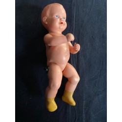 Dukke m. gule støvler