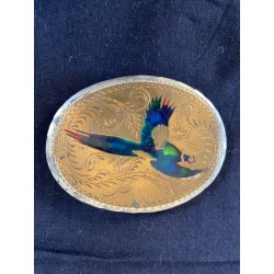 Bæltespænde m. Paradisfugl