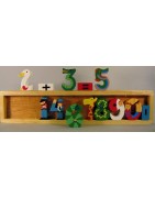Wooden toys - handmade pedagogical non-toxic for children all ages